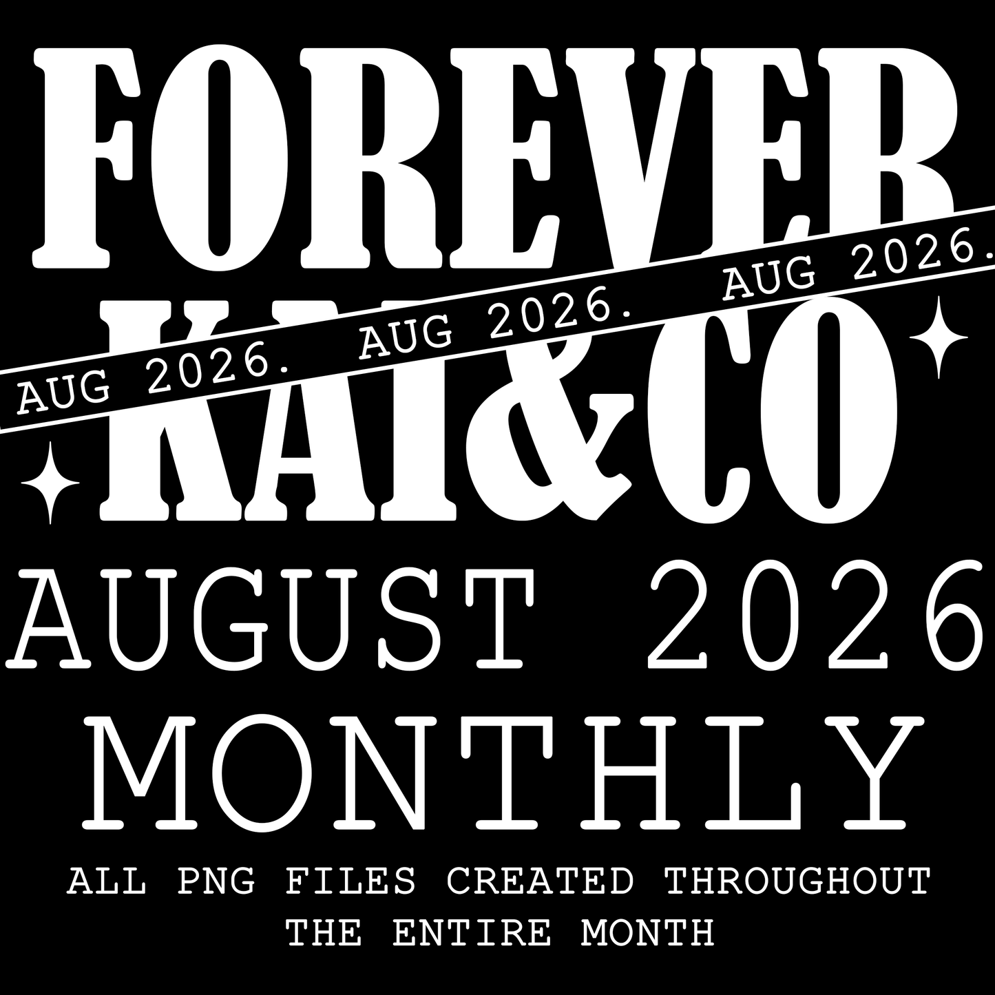 August 2026 Monthly Drive