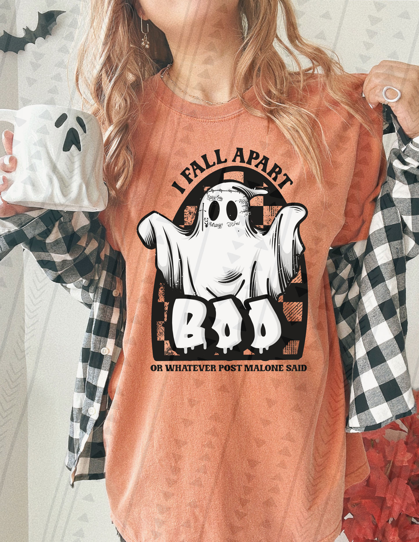 Boo I Fall Apart DTF Transfer