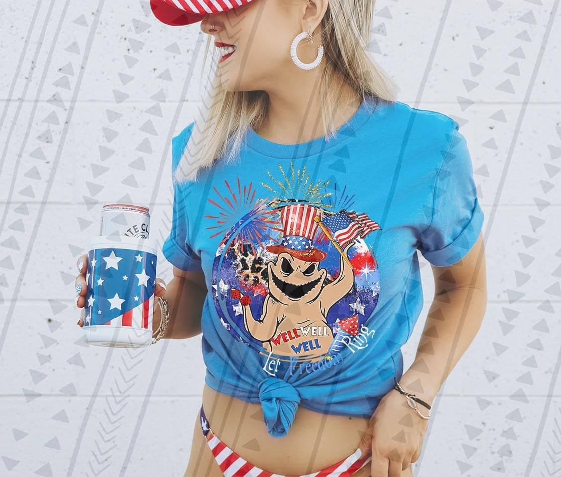 Oogie Boogie 4th of July DTF Transfer