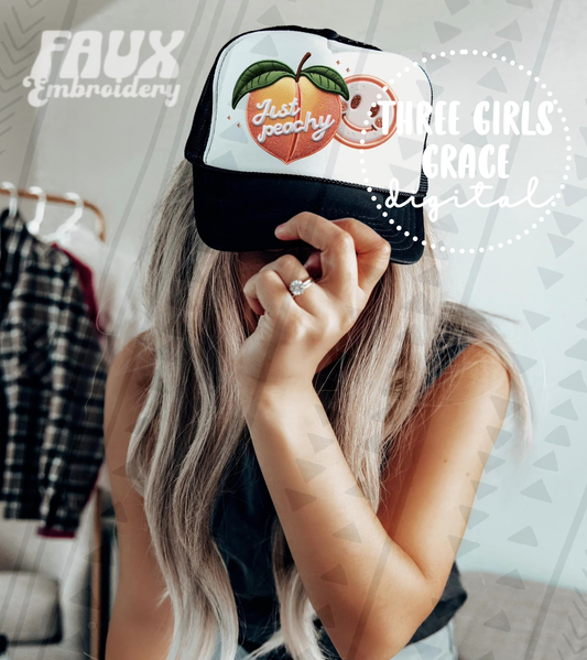 Just Peachy Hat Digital