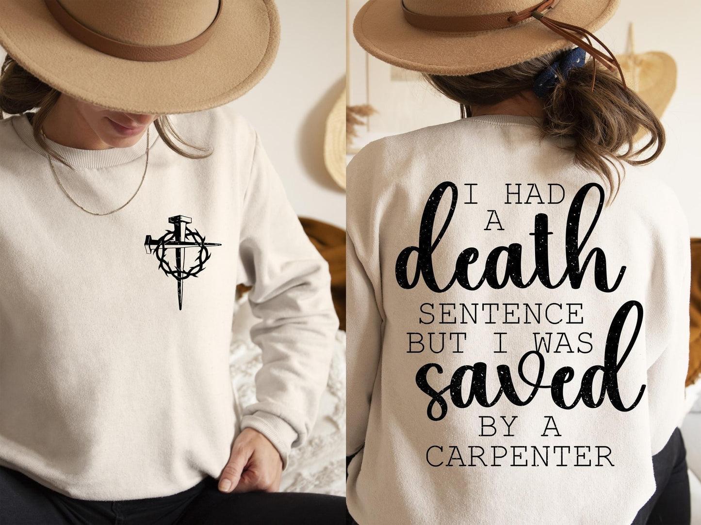 Saved By a Carpenter DTF Transfer