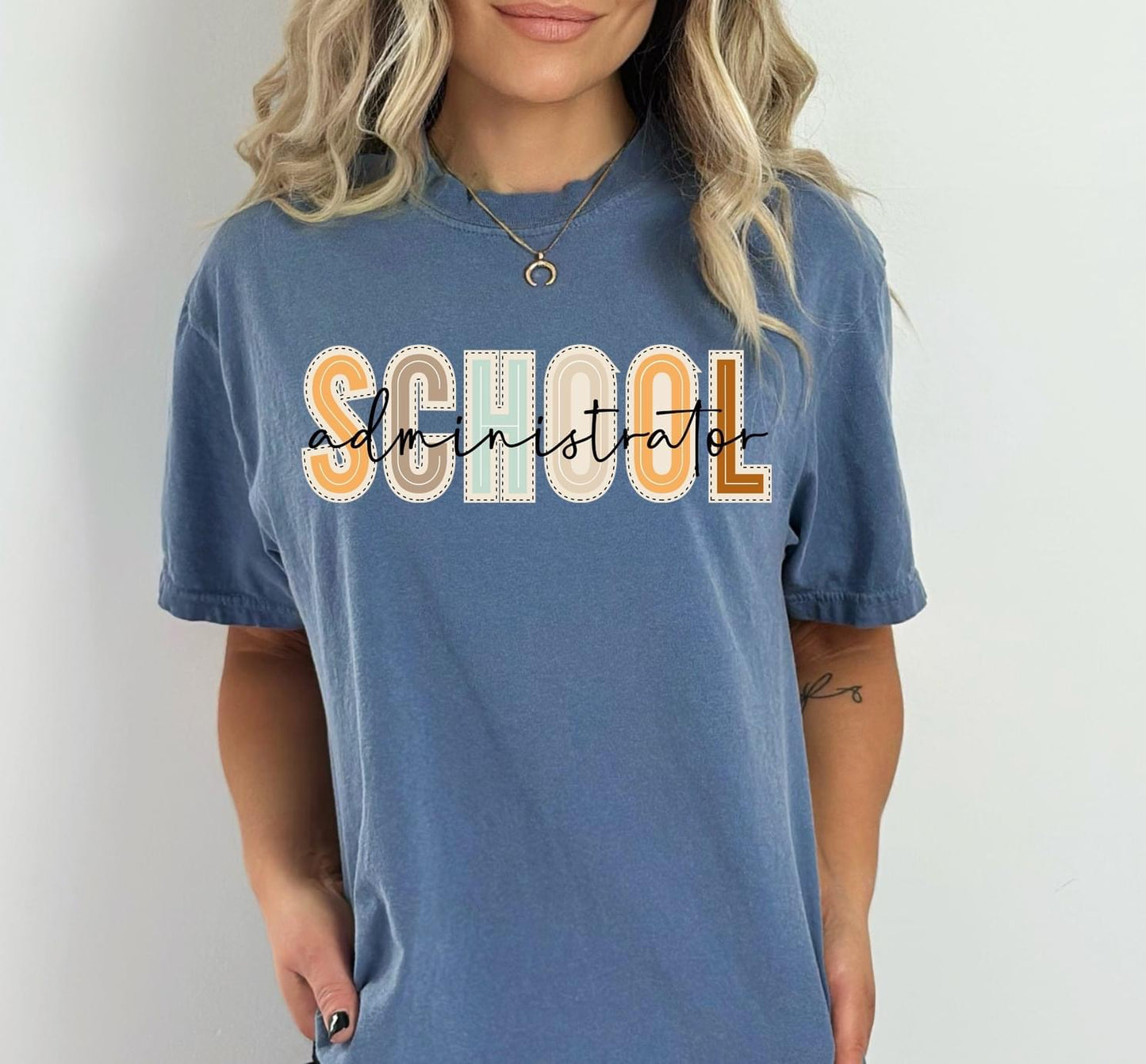 School Administrator DTF Transfer