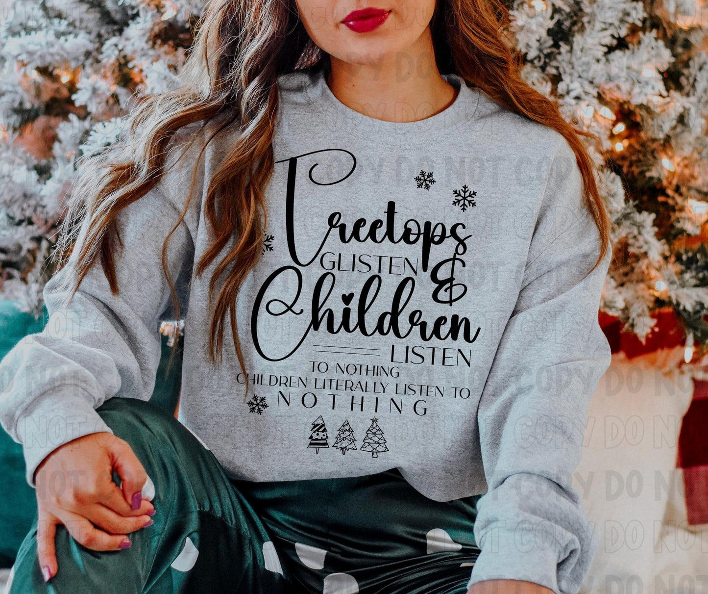Children Listen to Nothing DTF Transfer